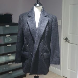 BLK DNM Oversized Mohair Coat